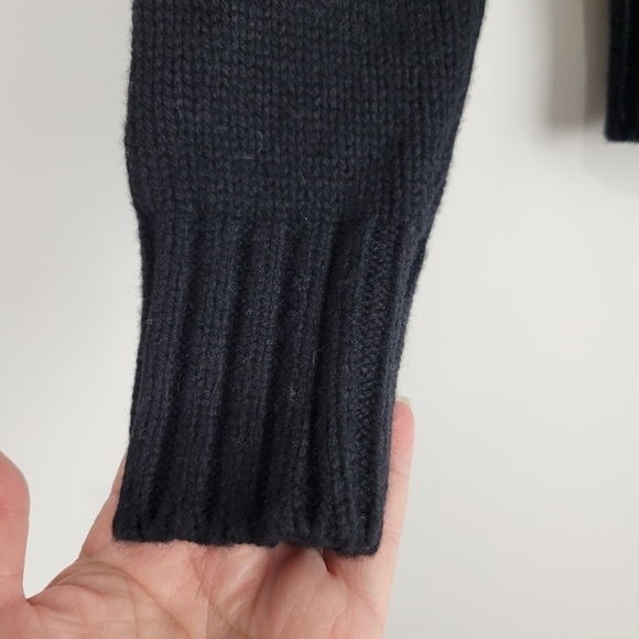 NWT LAUREN Ralph Lauren Fair Isle Sweater Wool Blend in Black Blue Cream Size XS - Picture 7 of 13